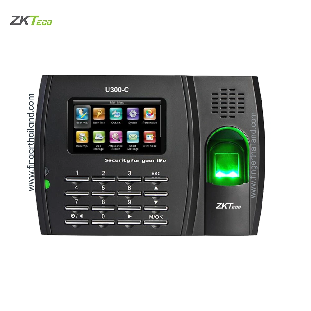 ZKTeco U300-C เครื่องสแกนนิ้วมือ ลงเวลาพนักงาน 